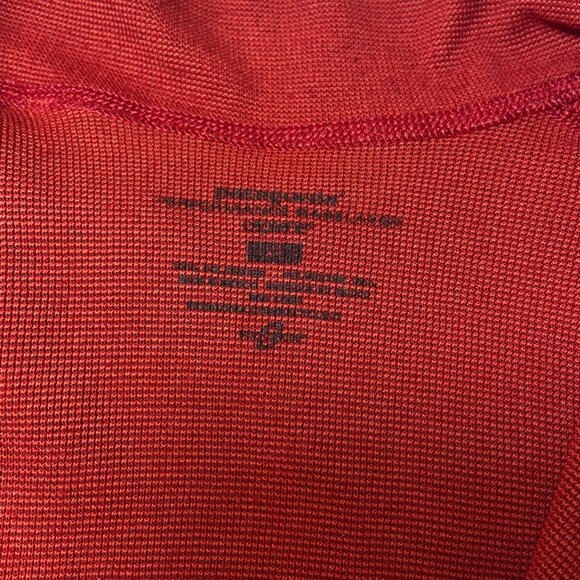 Patagonia Capilene Midweight 1/4 Zip Base Layer – Red – XL Men’s - Picture 6 of 7